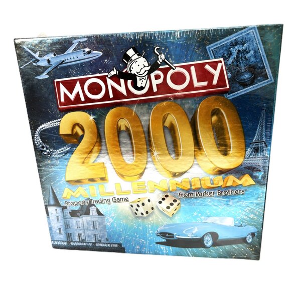 Monopoly 2000 Millennium Edition Board Game by Parker Brothers NWT NOS  VTG - Picture 2 of 11
